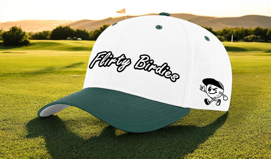 FLIRTY BIRDIE EMBROIDERED BALL CAP